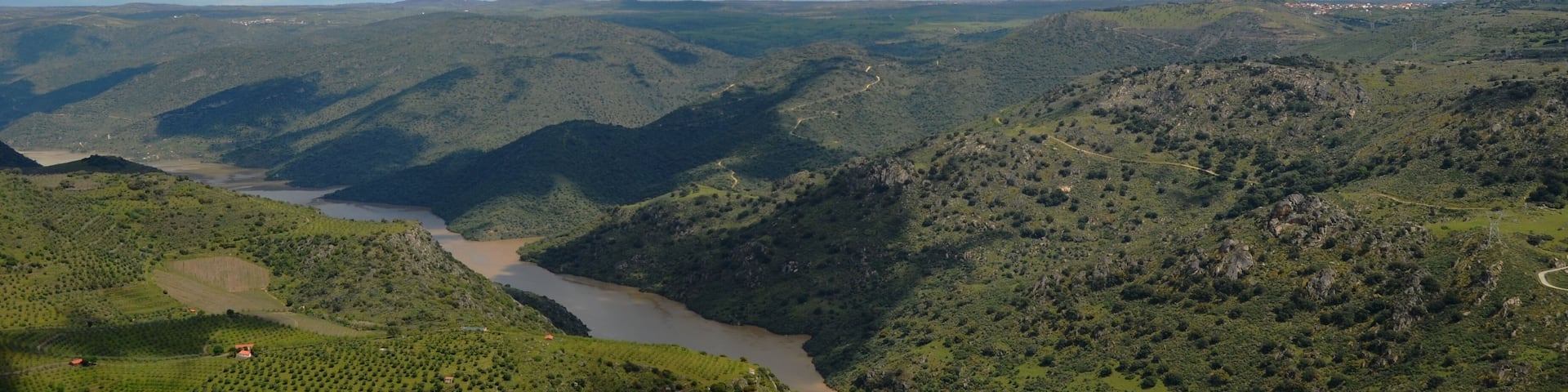 Flying over the mountains