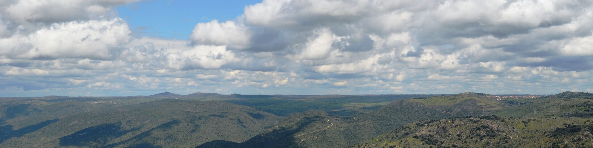 Flying over the mountains