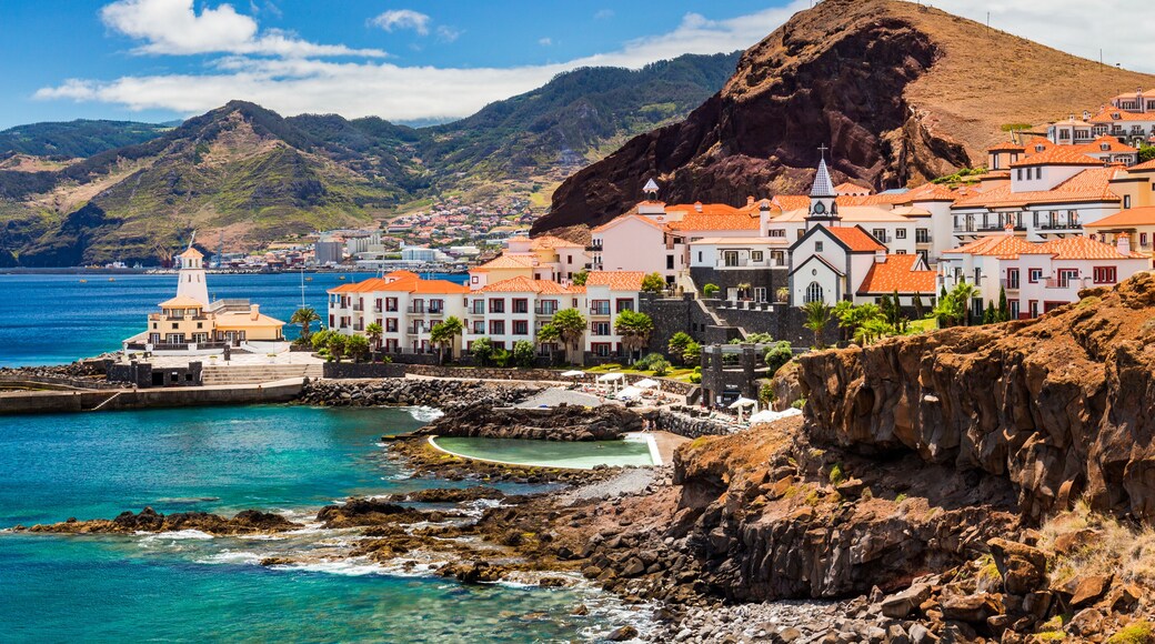 beautiful view of a small town Canical on the eastern coast of Madeira island, Portugal, Shutterstock ID 500576860, SF SSA Case with Manager Approval: Case 07151371, Job: Prepay credit, Client/License