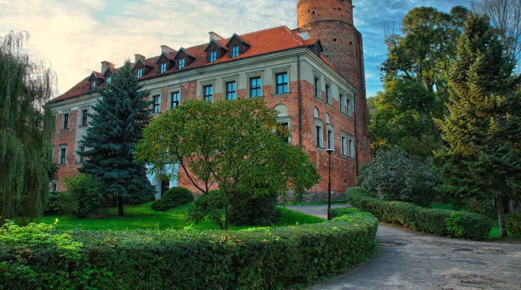 Gothic style castle located in Uniejow, Poland; Shutterstock ID 92302756