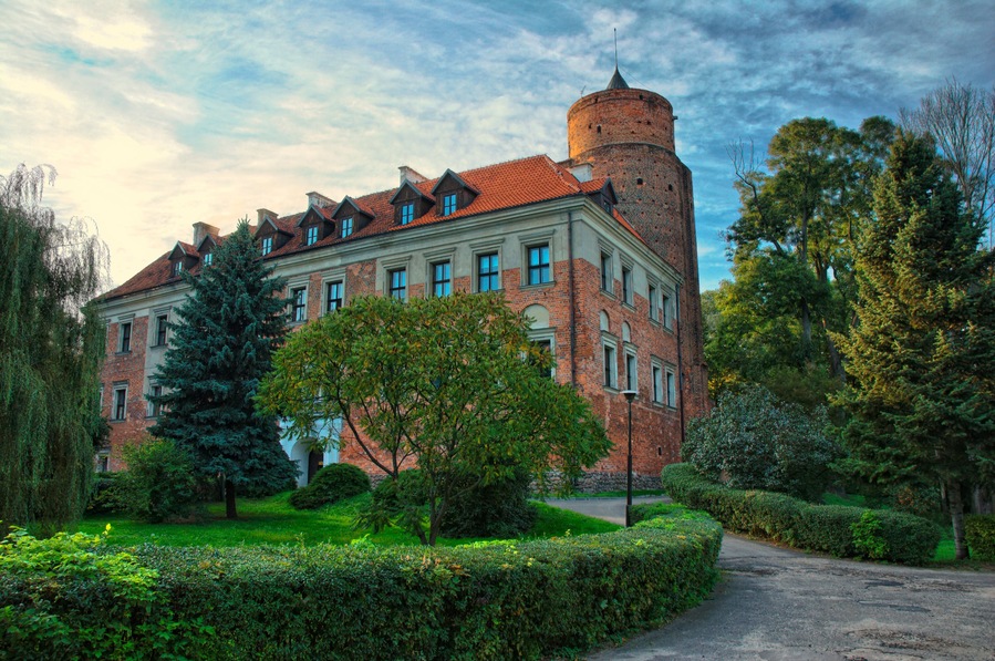 Gothic style castle located in Uniejow, Poland; Shutterstock ID 92302756