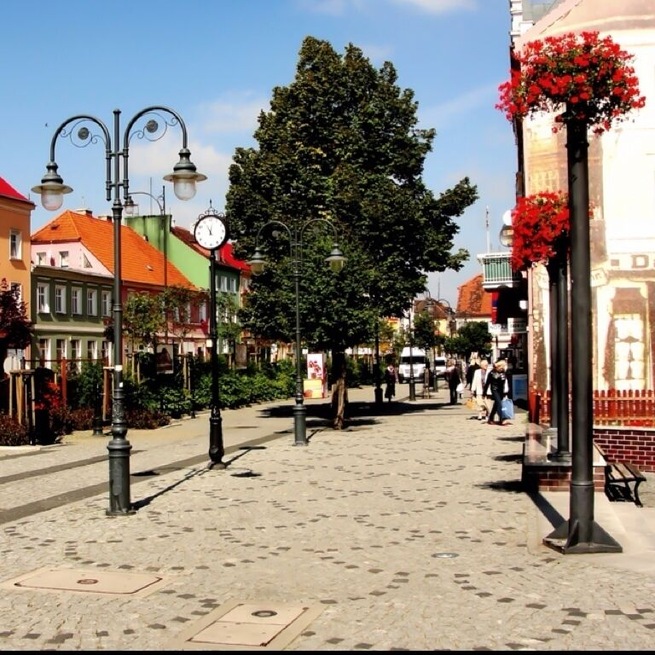 Nowa Sól.Town center