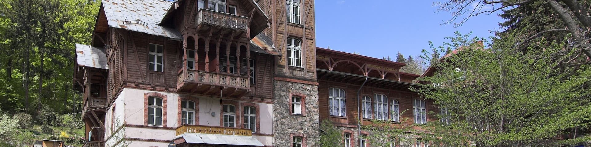 house at mountains - miedzygorze - poland; Shutterstock ID 15500269