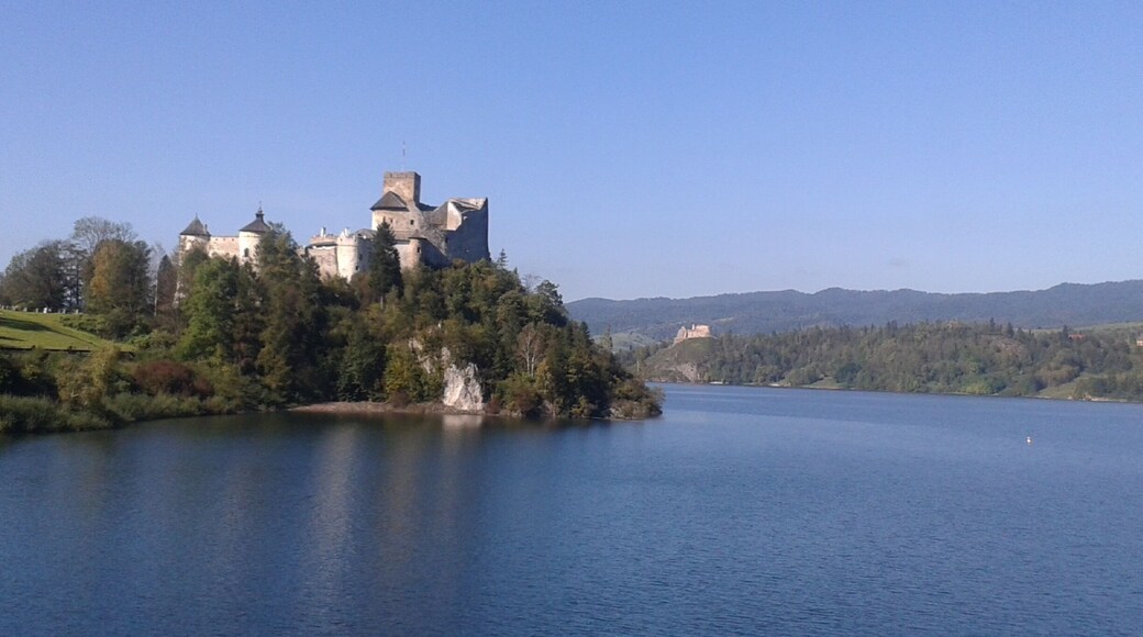 View on castle in Niedzica.