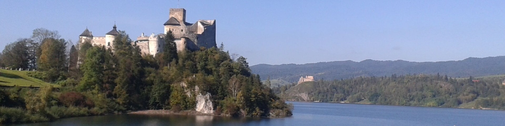 View on castle in Niedzica.