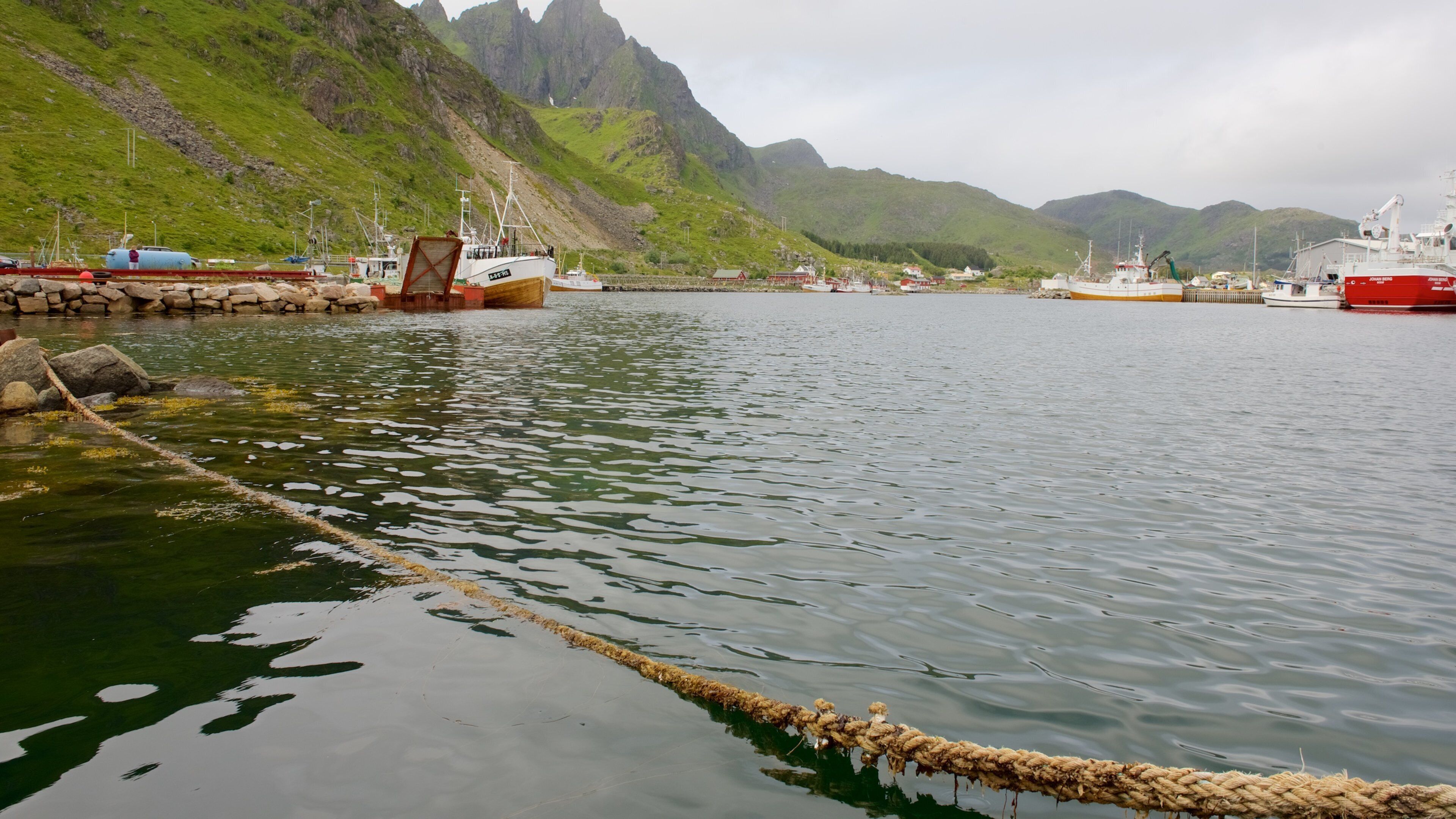 Leknes mostrando un río o arroyo
