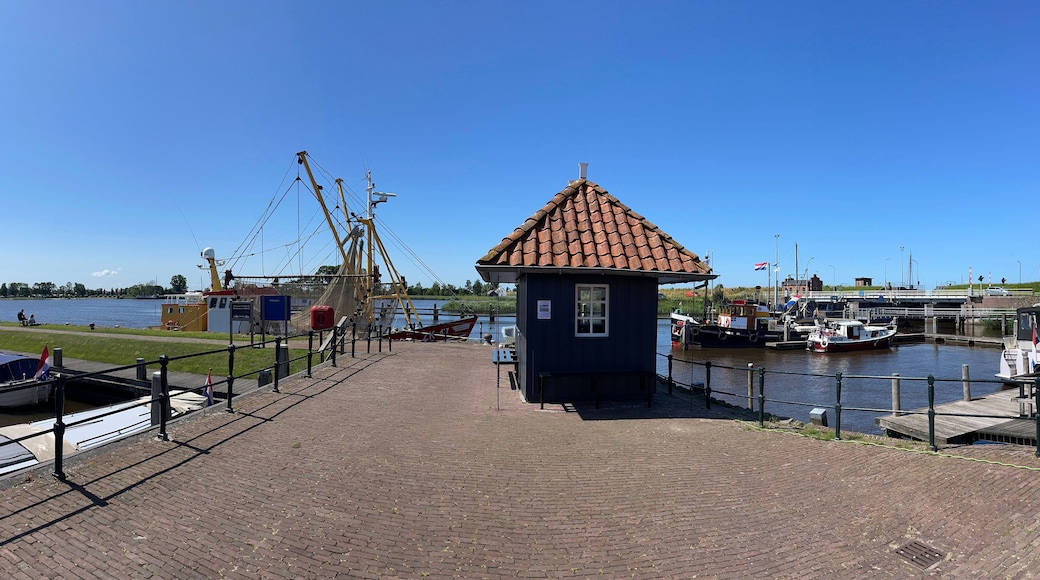 Panorama from the boulevard in Zoutkamp