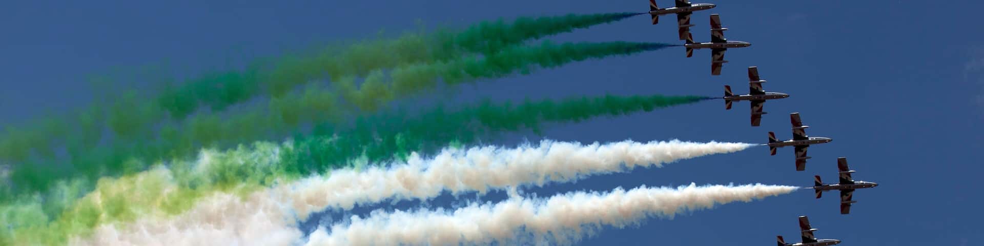 Airplanes during the airshow day volkel, the netherlands.