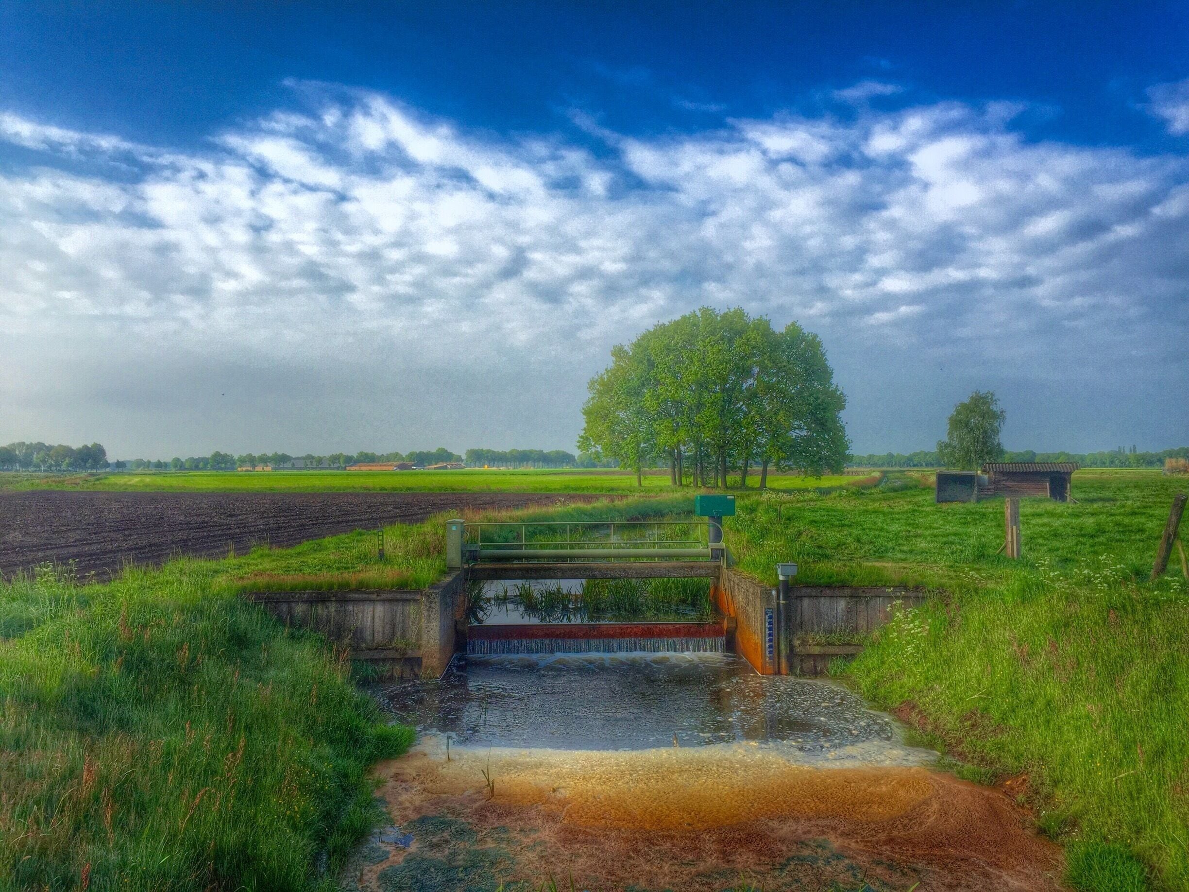 Small river,named ,de Beerze' in Hapert,the Netherlands.