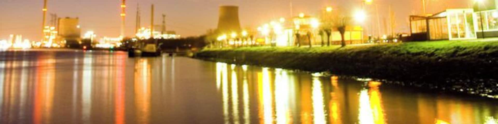 Amercentrale in the very early morning