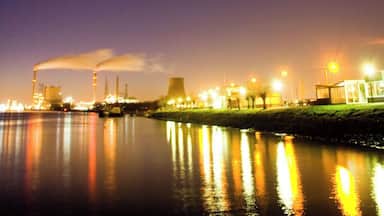 Amercentrale in the very early morning