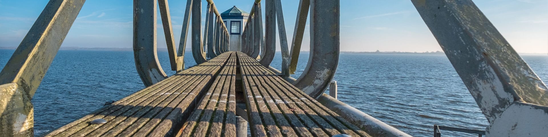 Lichtbaken Oostmahorn, Friesland Province, The Netherlands