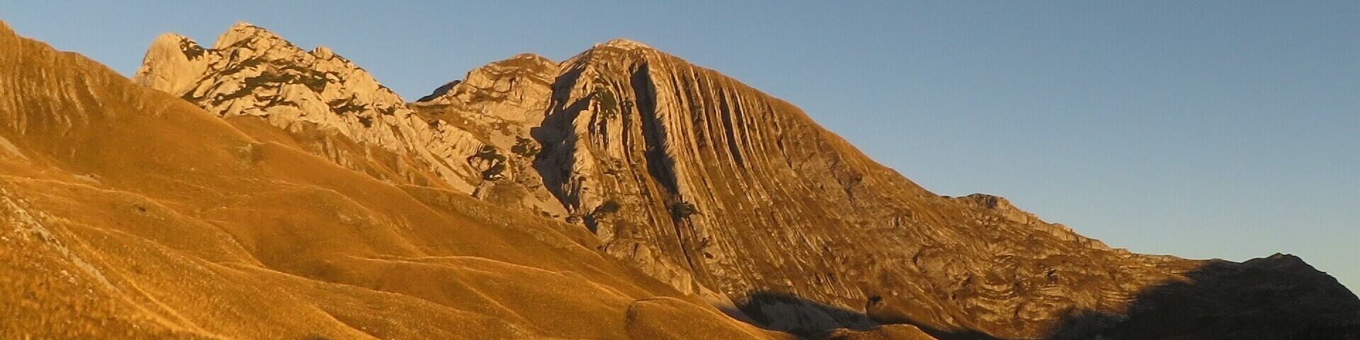 Durmitor National Park, Montenegro
View of Prutaš as the sun sets at dusk in Durmitor.