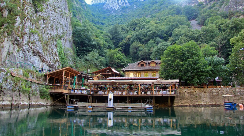 Caption---- Matka Canyon Hotel