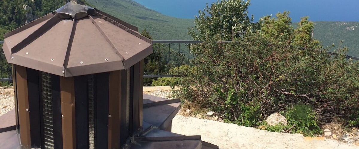 View over Ohrid lake