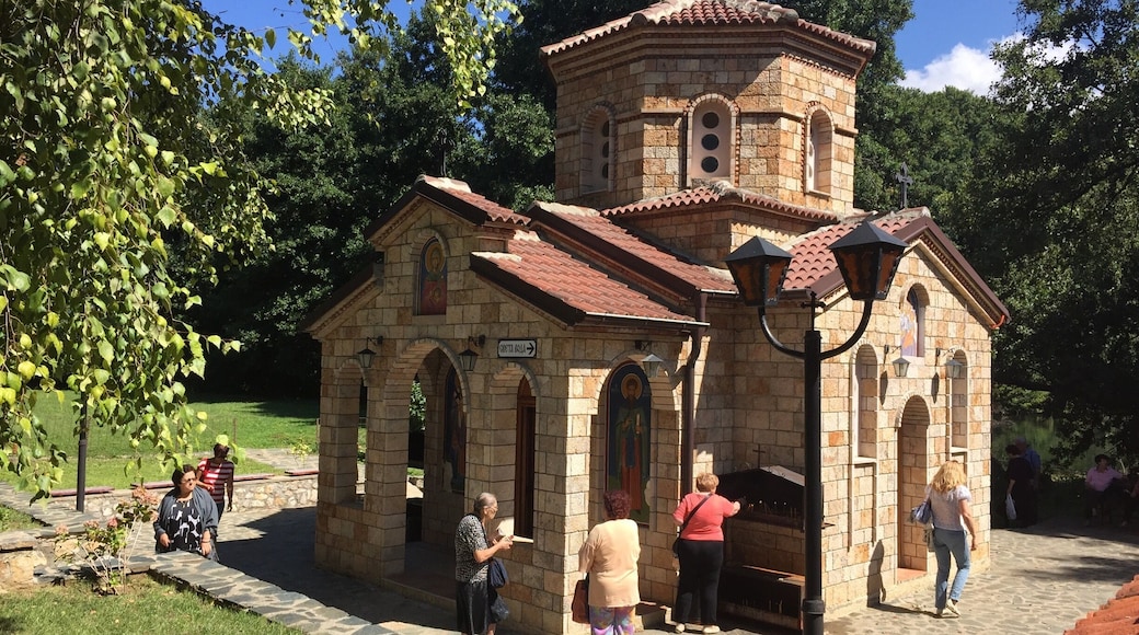 The place where one can find holy water