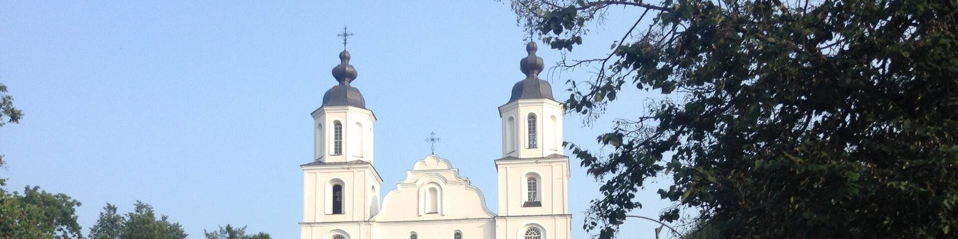 Švč. Mergelės Marijos Ėmimo į dangų bažnyčia
Church next to the central square in Zarasai, close to the Latvian border.