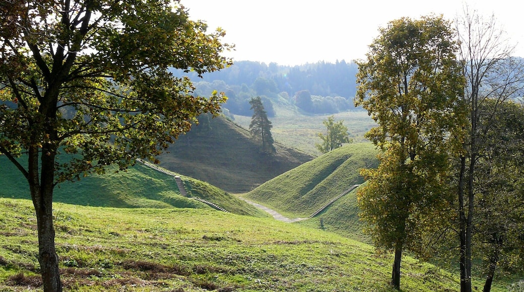 Old hillfort mounds, Kernave. It's a UNESCO World heritage site.