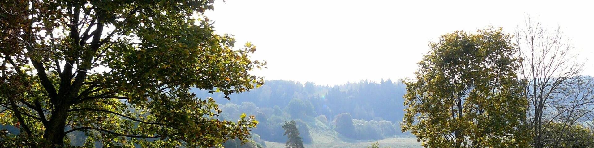 Old hillfort mounds, Kernave. It's a UNESCO World heritage site.