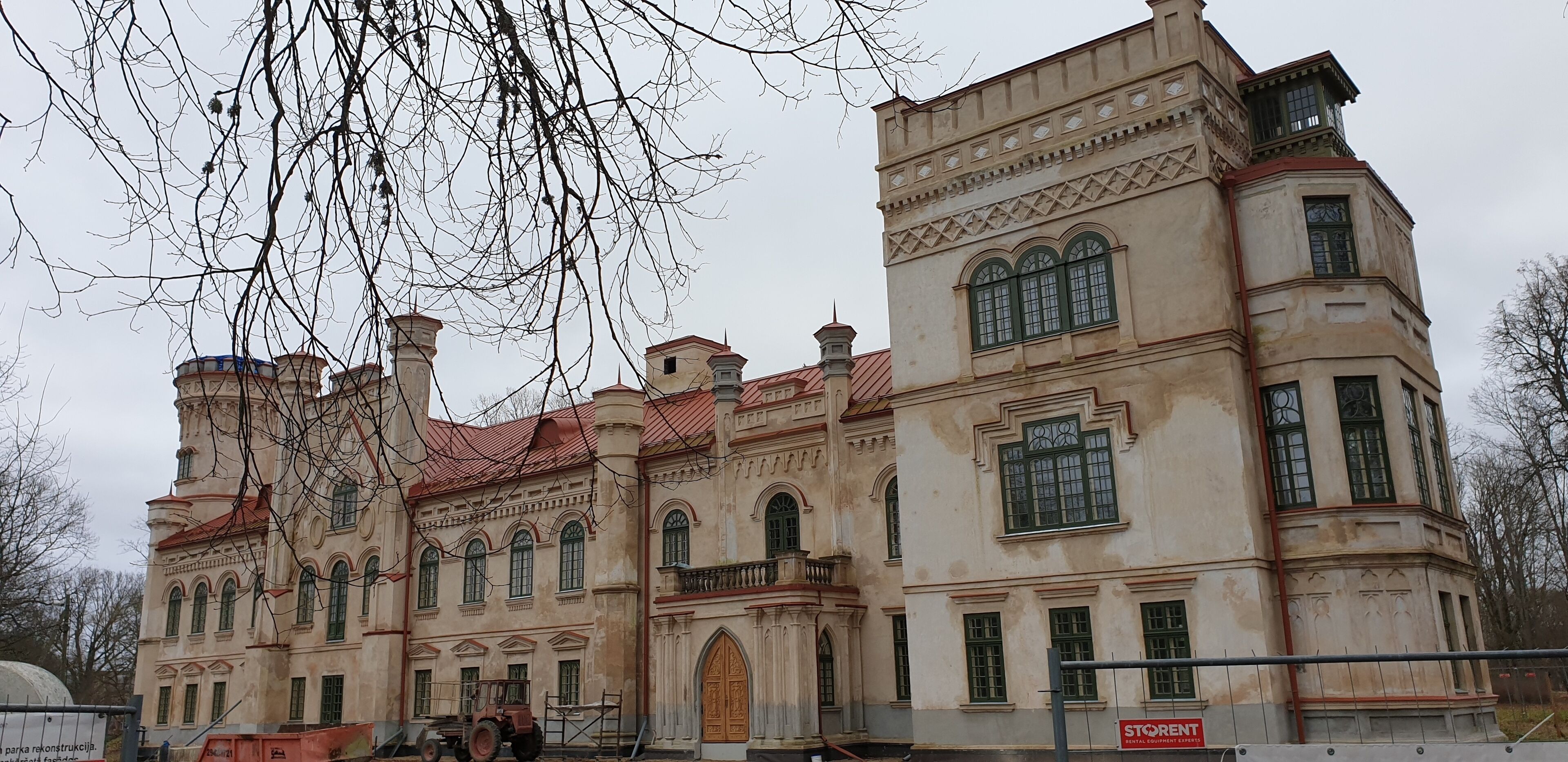 Tenovation of Borh castle/Preili castle