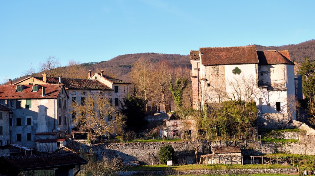 hilly panorama of voltaggio alessandria piedmont italy
