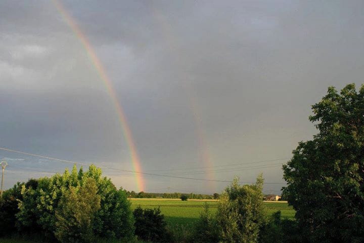 What makes this picture special?
A double rainbow.