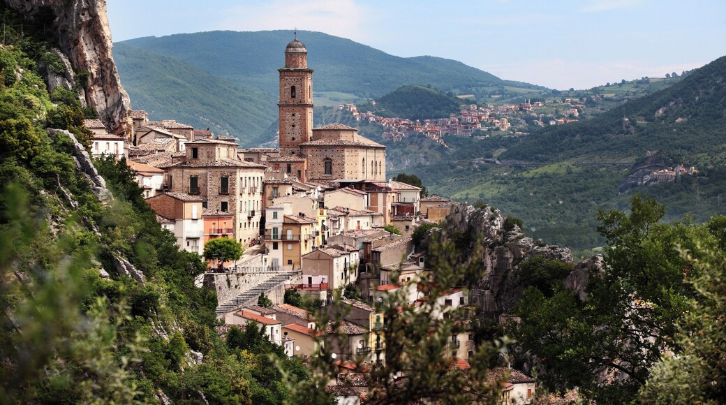 The charming medieval village of Villa Santa Maria,in Abruzzo, Italy.