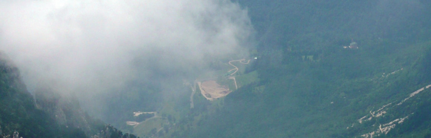 Blick Richtung Süden von der Strada delle Gallerie
