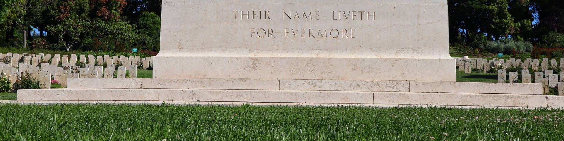 Torino di Sangro, Italy - Sangro River War Cemetery. British and Commonwealth War Cemetery. Soldiers who are fallen in WW2 during the fighting near the Sangro River