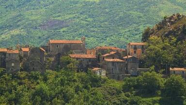 Terranova di Pollino featuring a small town or village and tranquil scenes