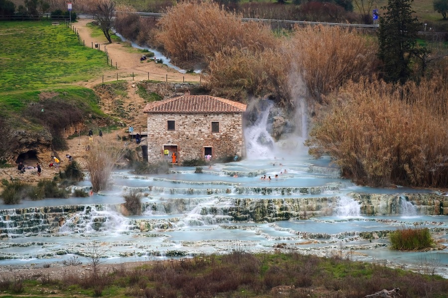 Le Terme del Mulino a Saturnia (Arezzo, Italy)