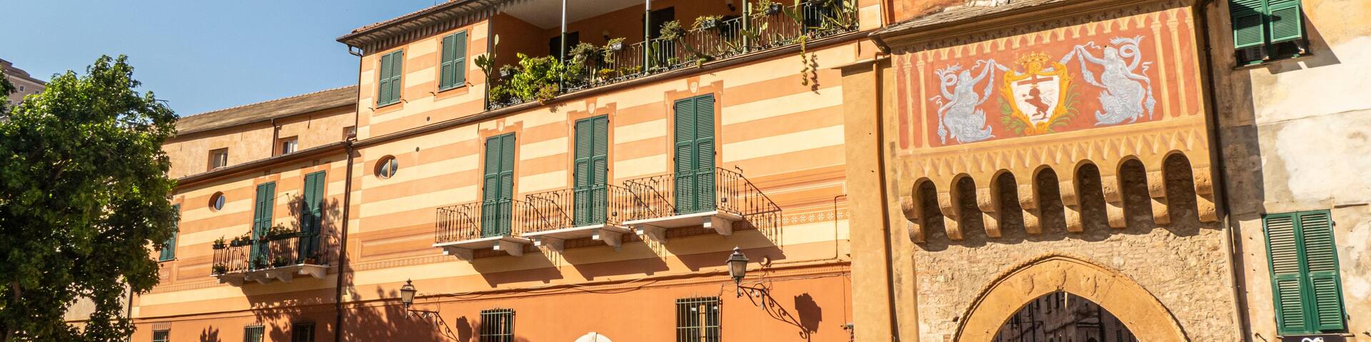 the main square of FInalborgo