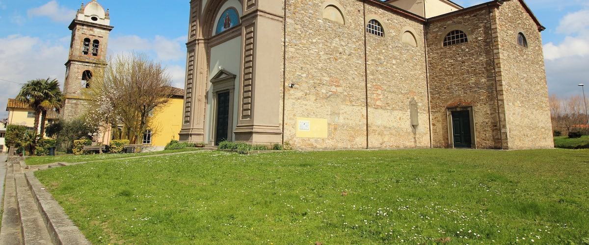Church San Leonardo (Chiesa nuova), San Leonardo in Treponzio, hamlet of Capannori, Province of Lucca, Tuscany, Italy