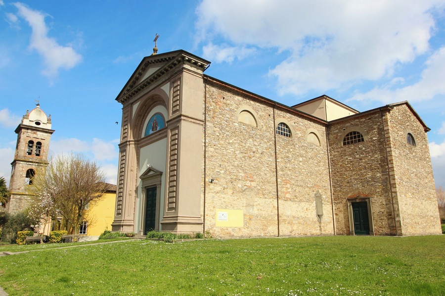 Church San Leonardo (Chiesa nuova), San Leonardo in Treponzio, hamlet of Capannori, Province of Lucca, Tuscany, Italy