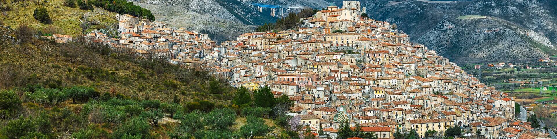 Panoramic view of Morano Calabro