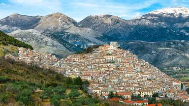 Panoramic view of Morano Calabro