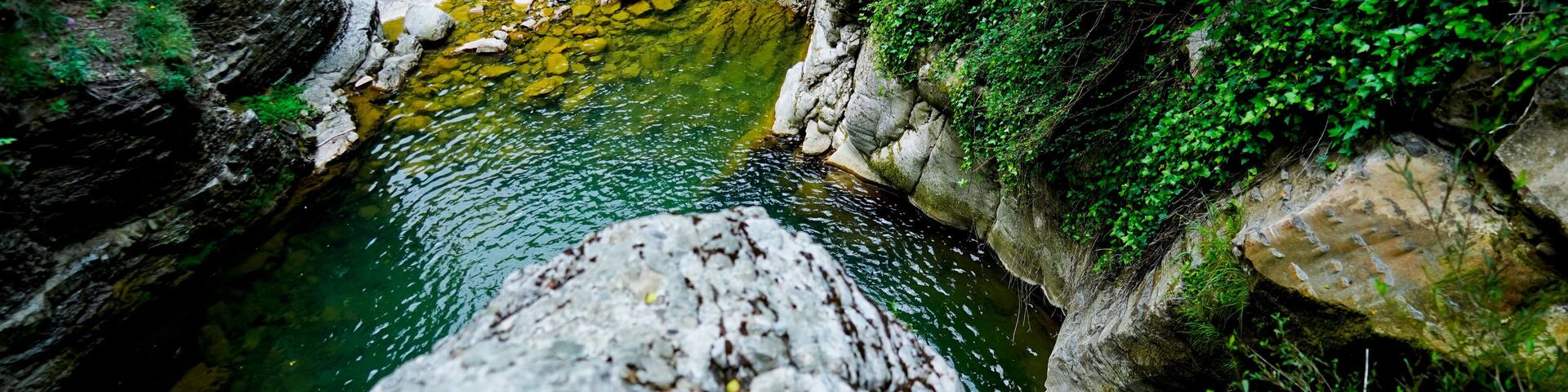 cascate di San Fele, Potenza, Basilicata. Italia