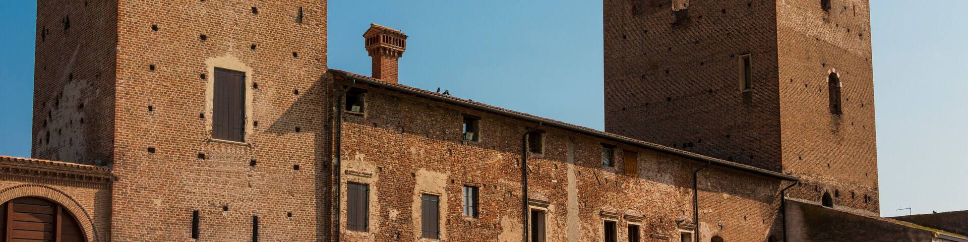 The scaliger castle in the town of Salizzole