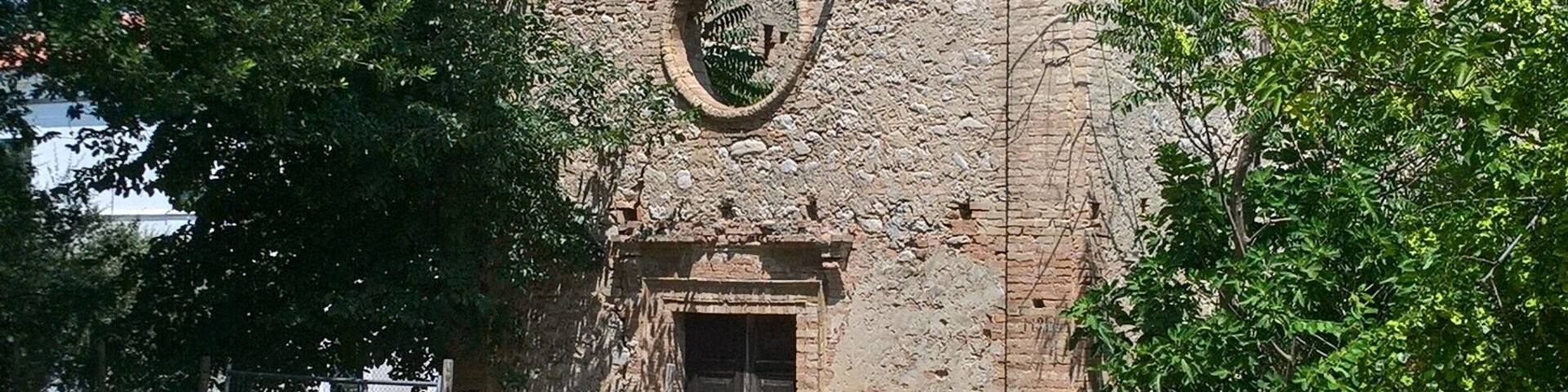 The remains of a started skeleton of the church building, named "L'incompiuta" (the unfinished)