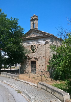 The remains of a started skeleton of the church building, named "L'incompiuta" (the unfinished)
