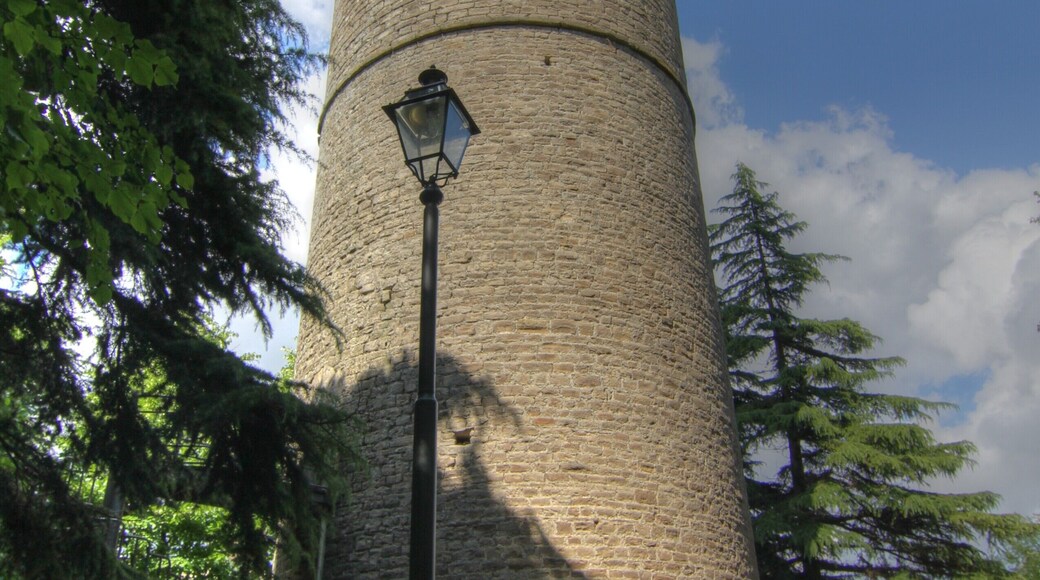 Old keep in Roccaverano, Italy