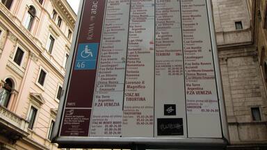 When we first hit the Roma City Centre, we needed to negotiate the bus system and remember our bus number. The system is pretty efficient.