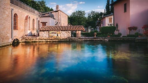 The italian village of Rasiglia, Perugia in Umbria, Italy