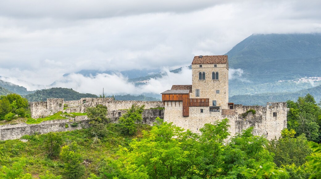 Castle of Ragogna at Tagliamento River