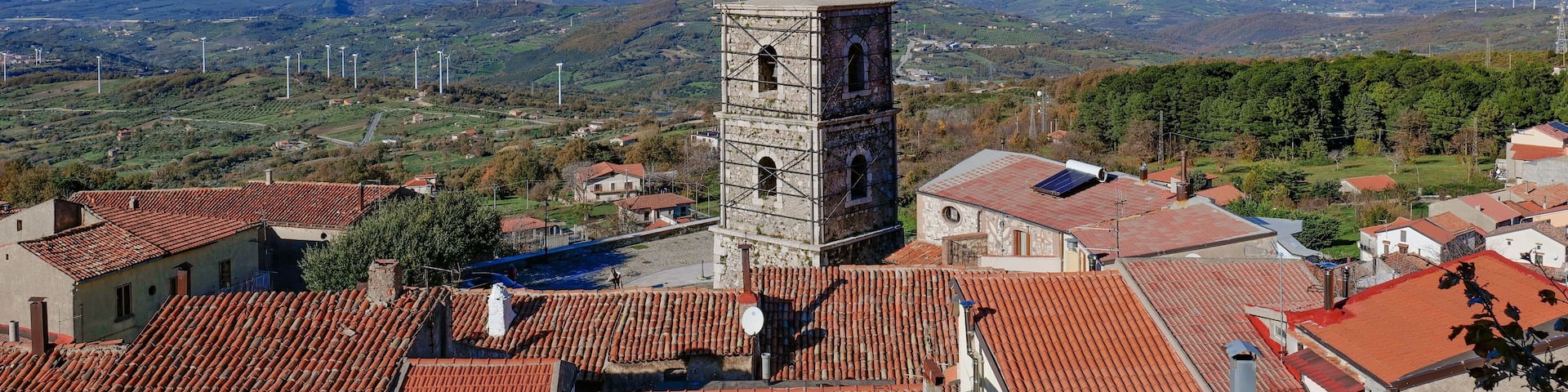 The town of Postiglione in Campania, Italy.