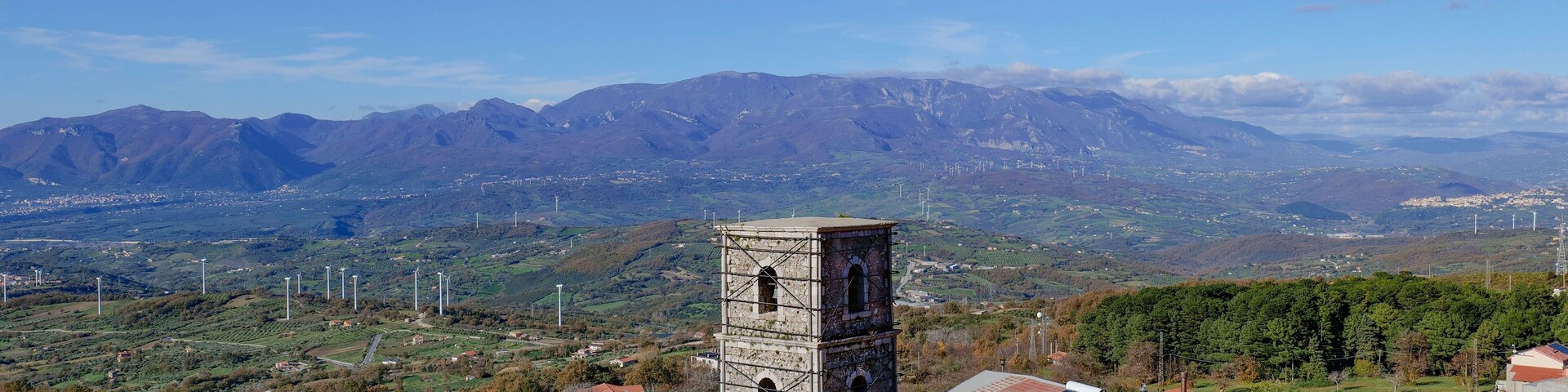The town of Postiglione in Campania, Italy.