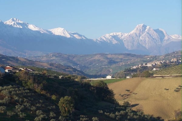 Mountains of Abruzzo Italy. View from our house.
http://sleland.weebly.com/blogs/a-is-for-abruzzo