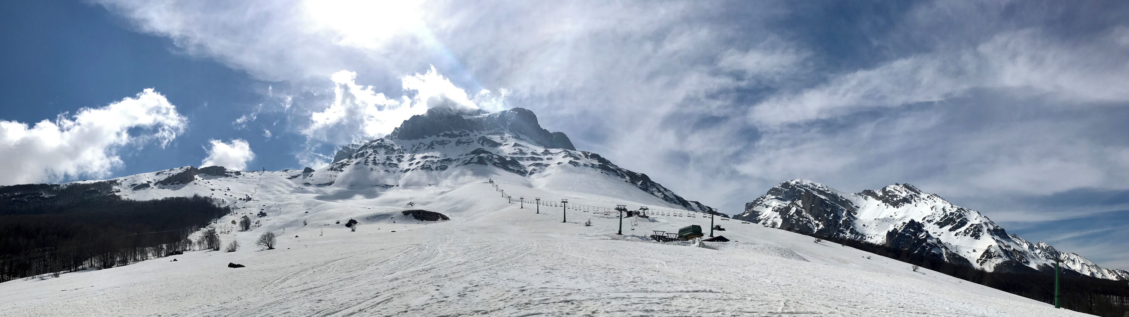 Panoramic view from Prati di Tivo.