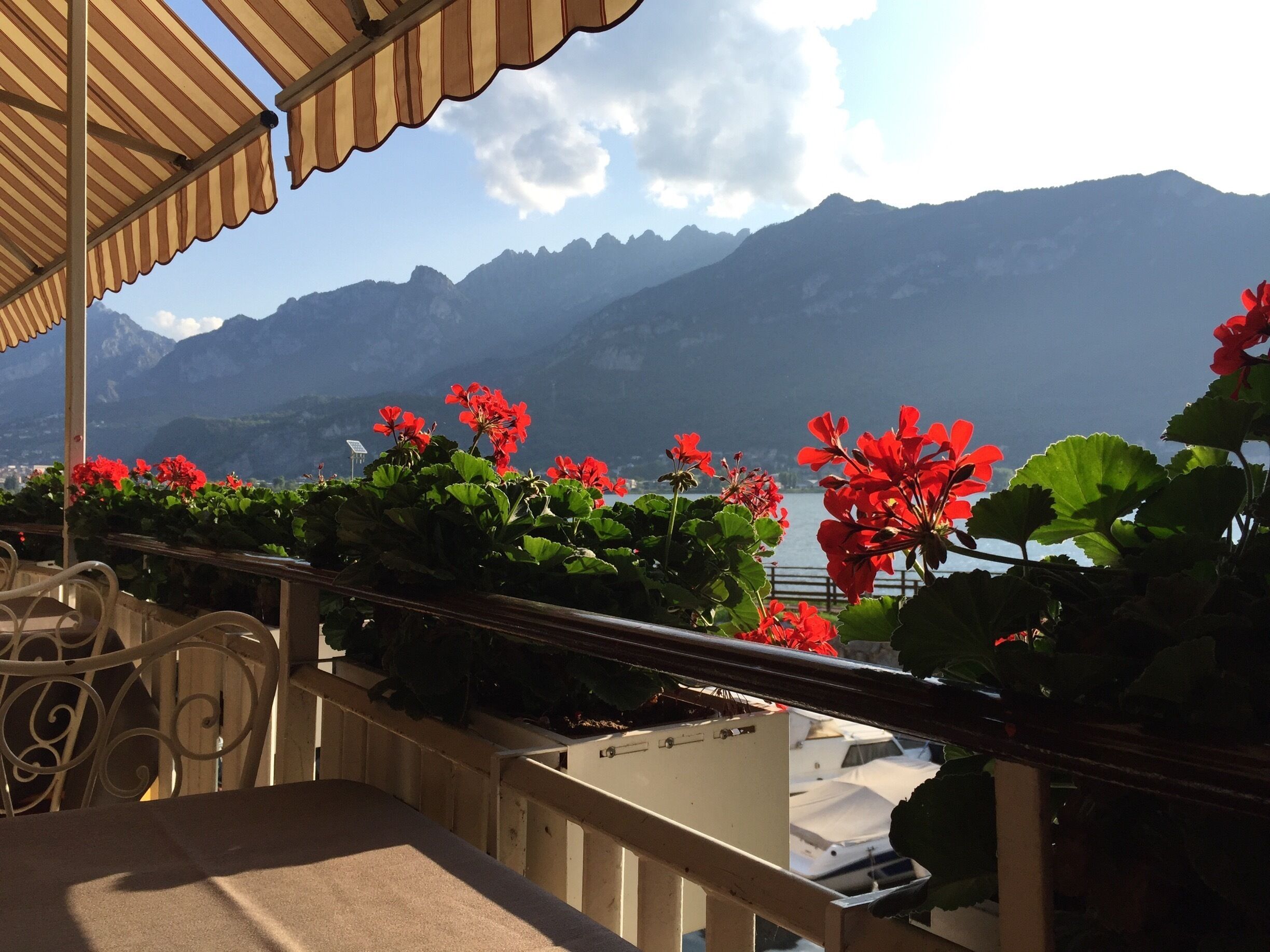 For me this is the best view of the lake in Pescate... Le torrette is a lovely family run hotel which I have had the pleasure of staying at a number of times.
It offers very clean accommodation the staff are very attentive and the food is good too.