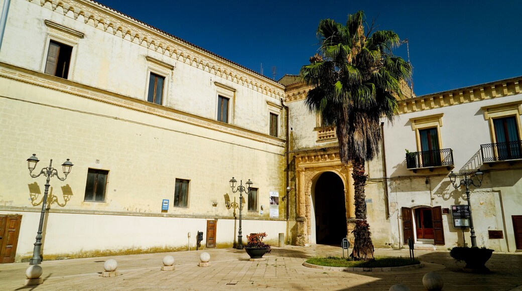 Abbazia benedettina di San Michele Arcangelo e borgo medievale di Montescaglioso, Matera, Basilicata, Italia